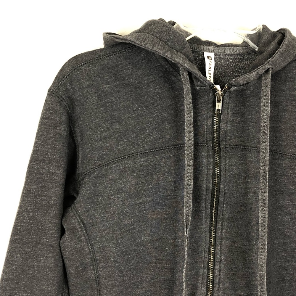Fabletics Gray Full Zip Hoodie